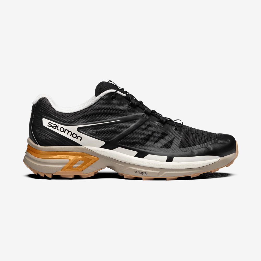 Salomon XT-WINGS 2 Zapatillas Hombre - Negras / Doradas - Colombia (51984-LFWG)